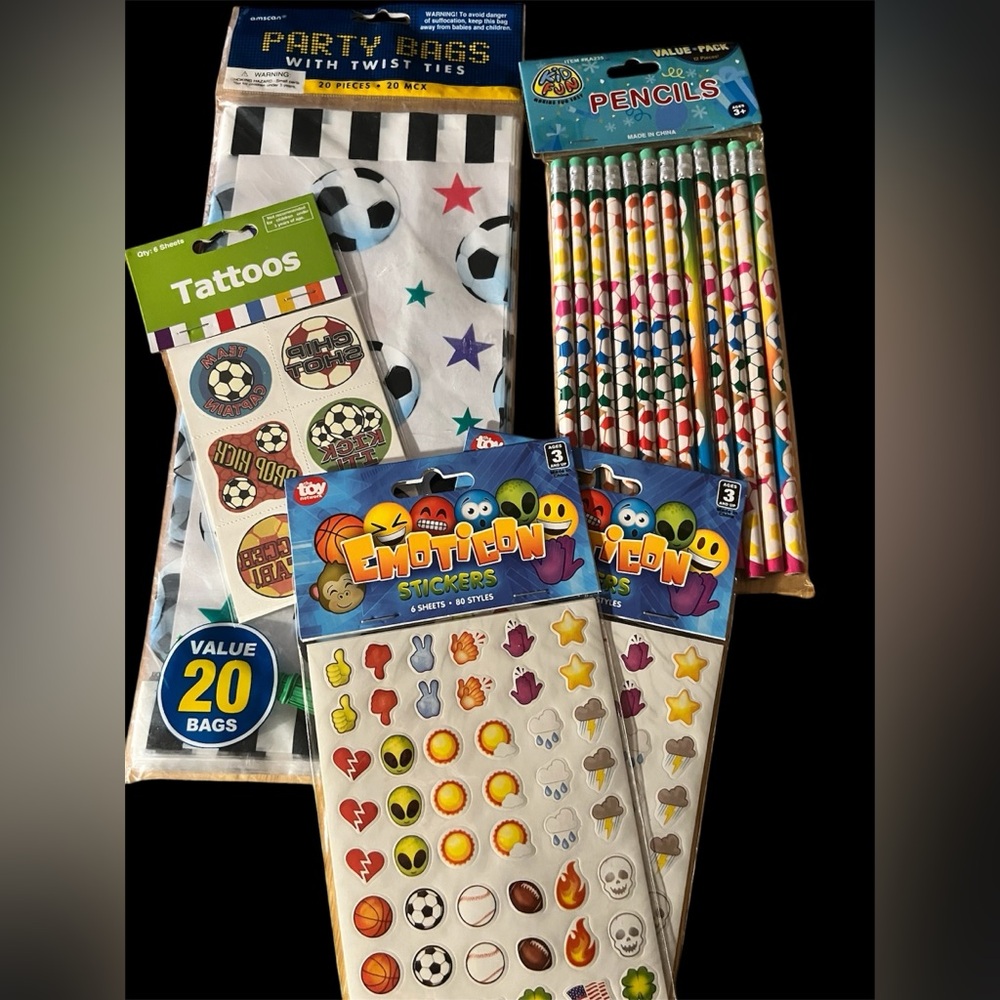 Soccer Theme Kids Party Favor Pack